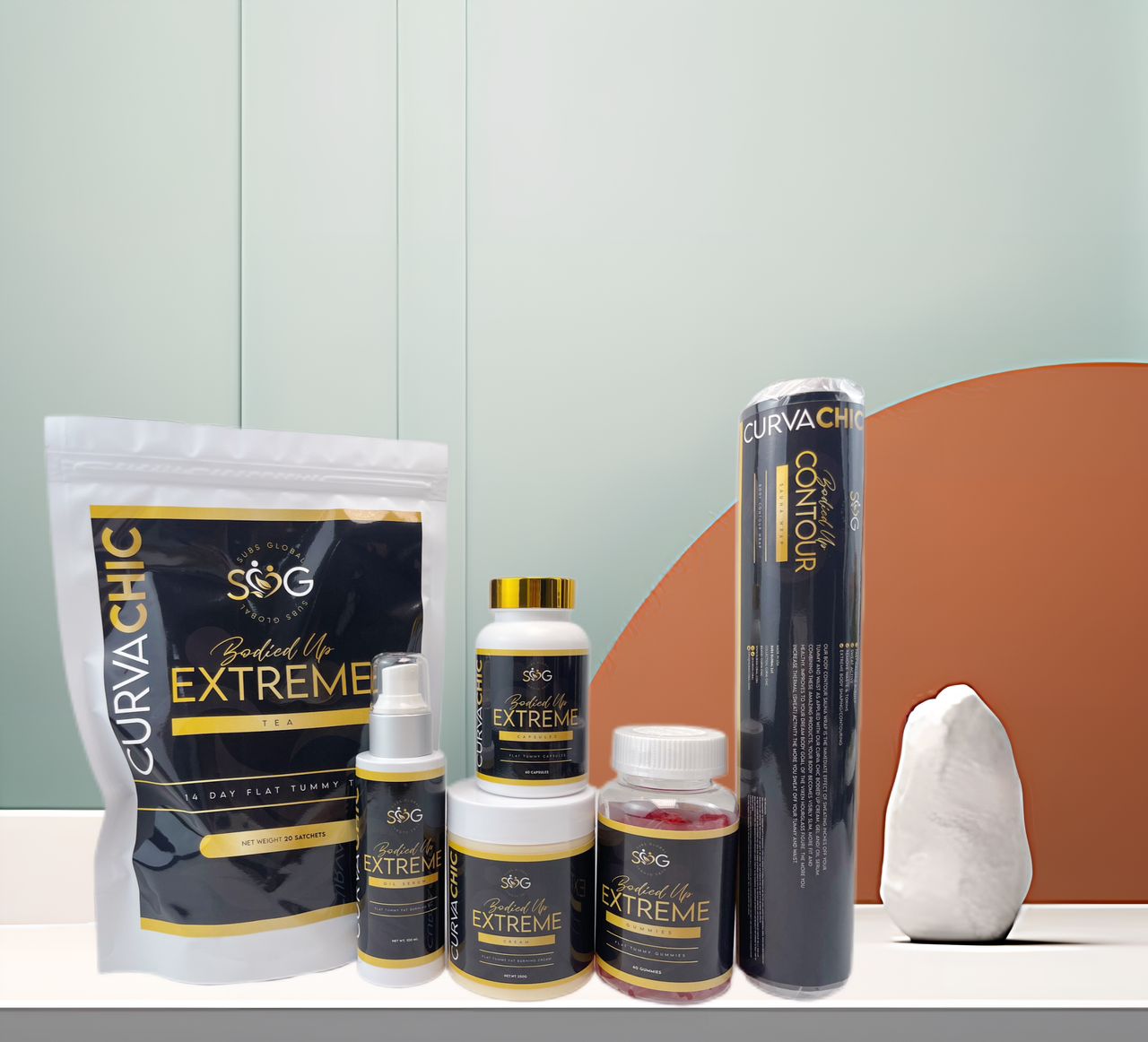 Harmony Heal Flat Tummy System | 6-in-1 Herbal Detox & Wellness Kit